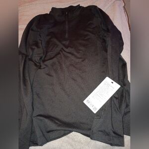 Lululemon Black Rulu Fleece Half-Zip